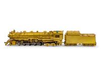 A Samhongsa Brass HO-Gauge 2-10-4 Locomotive and Tender