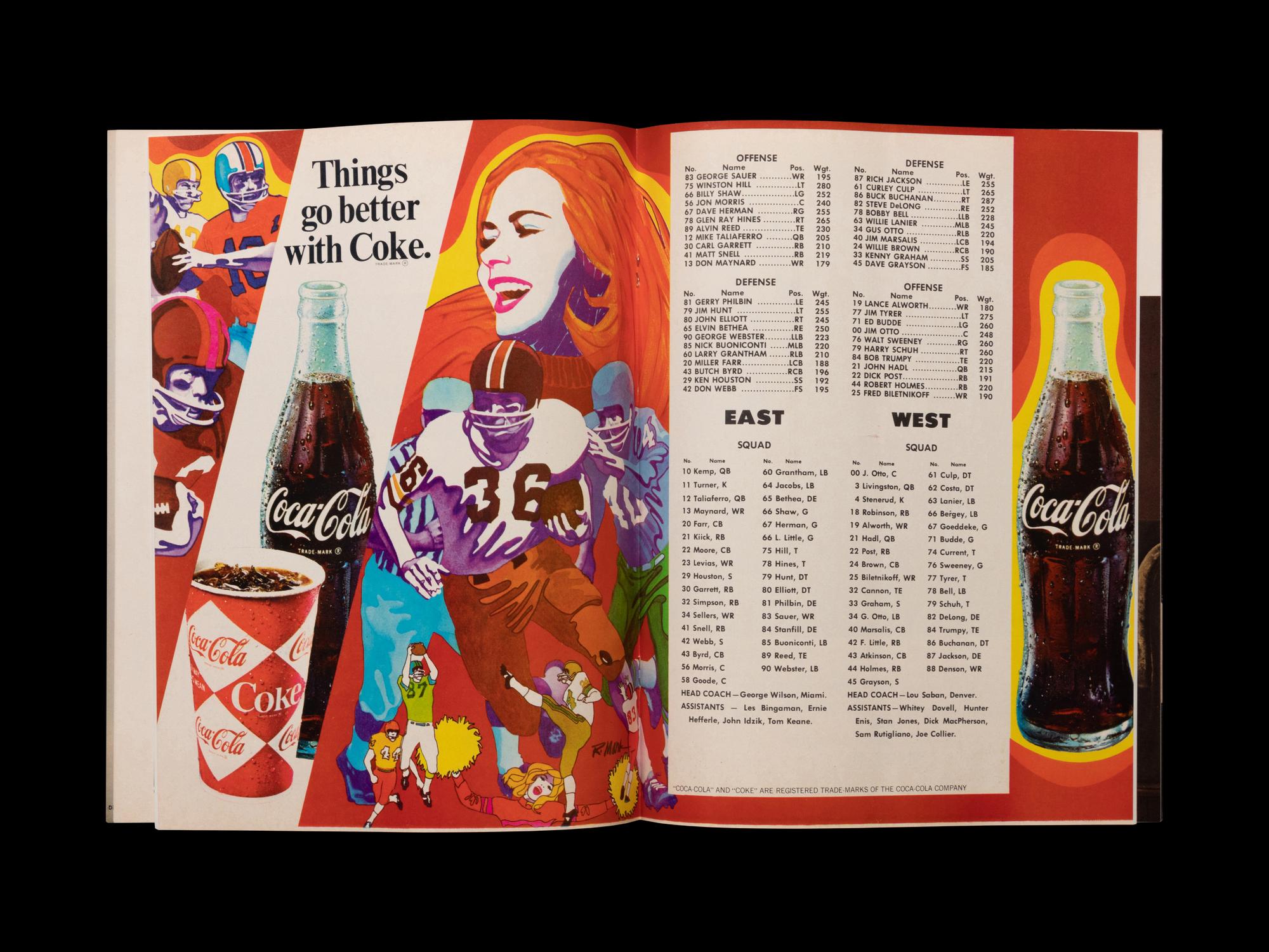 A 1970 American Football League All Star Game Program and Ticket, Both Signed by Astronaut Alan Shepard,