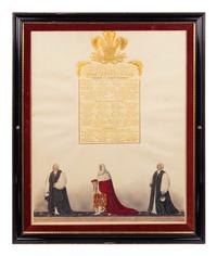 Nine Engravings Depicting the Coronation of George IV