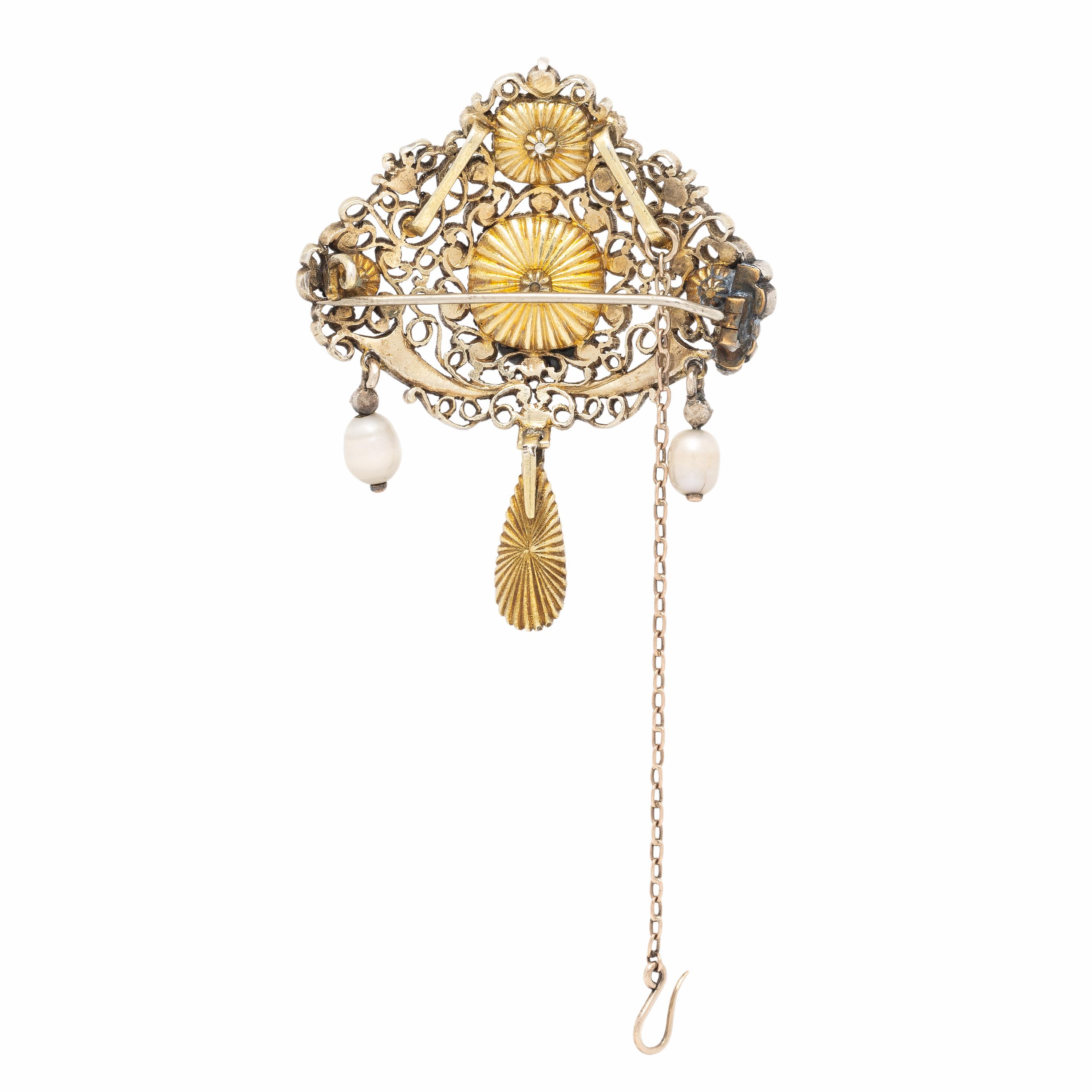 Multigem Pendant Brooch