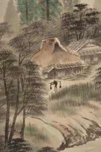 Two Japanese Ink and Color Paintings on Silk