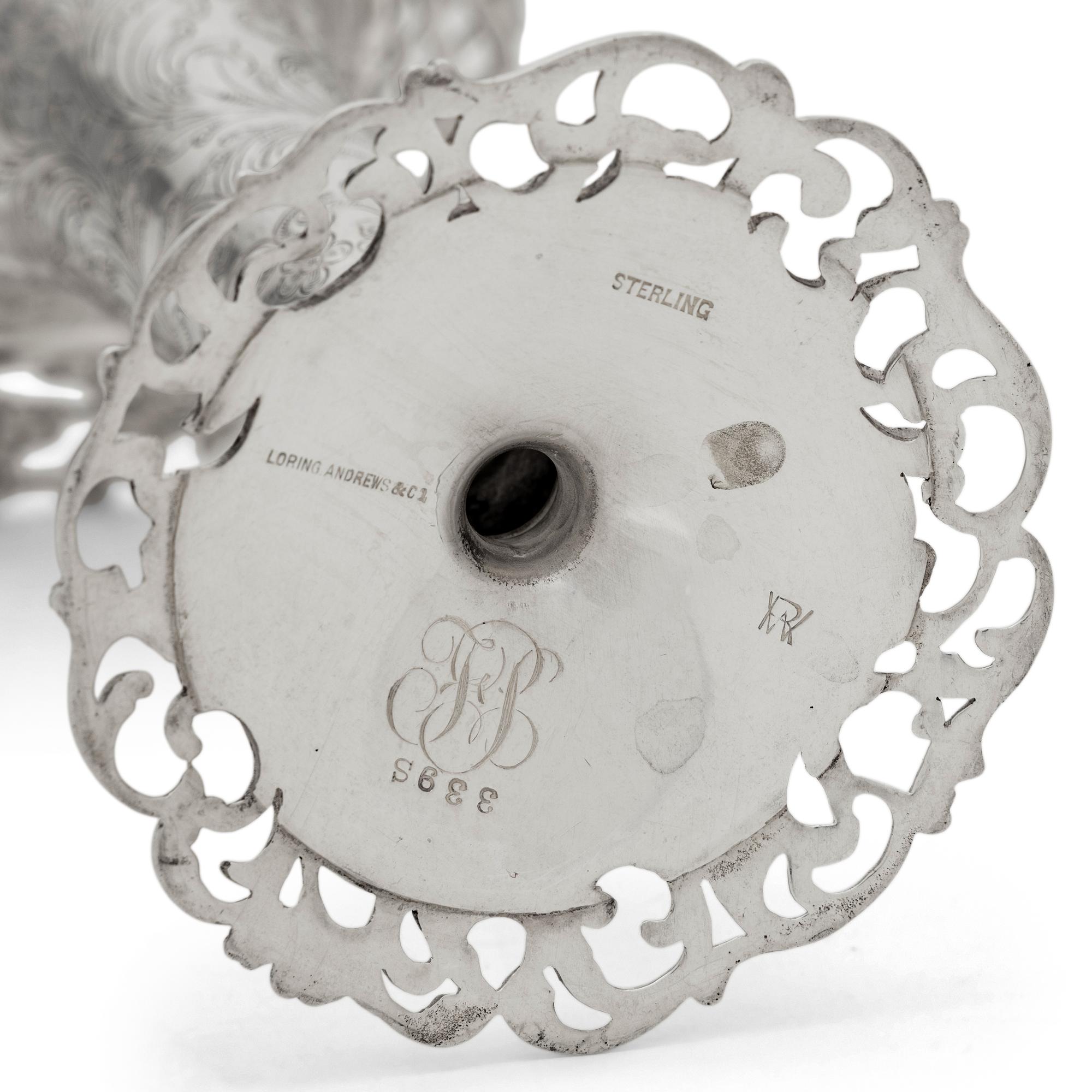 An American Silver Vase