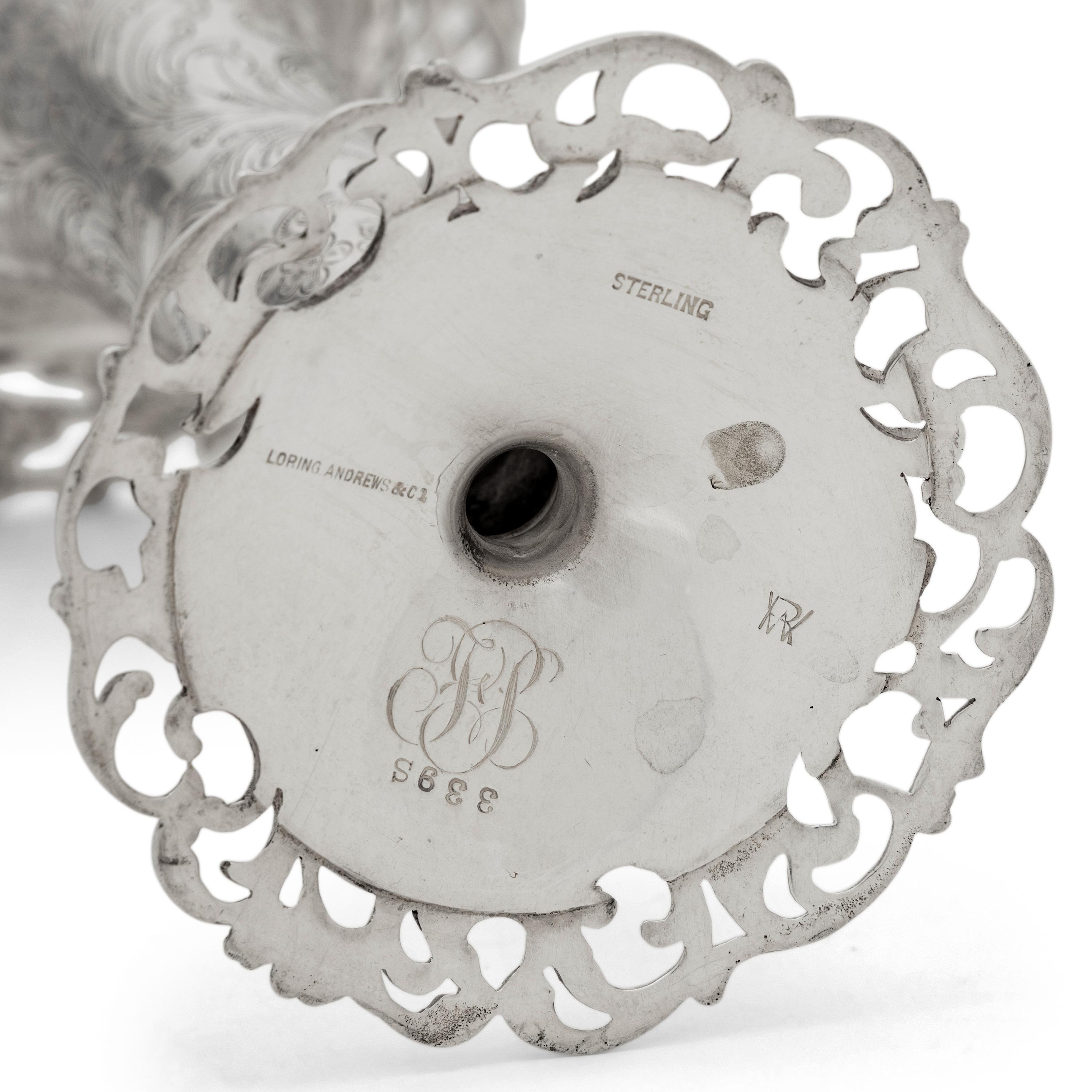 An American Silver Vase