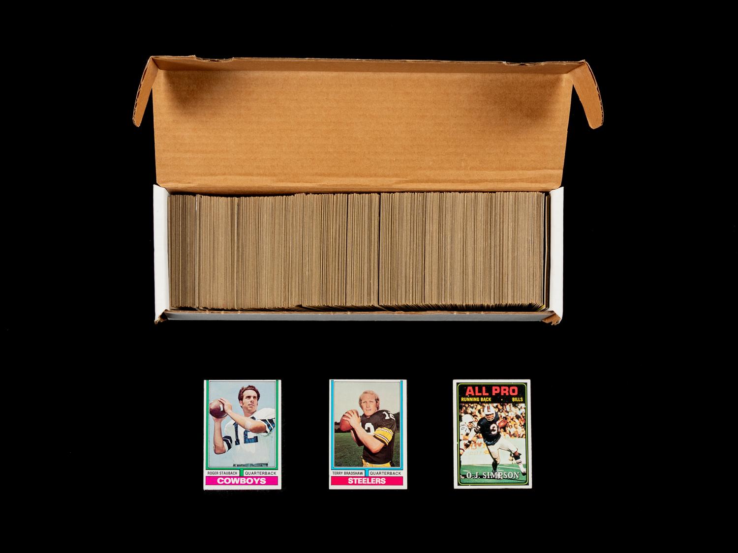 A Complete Set of 1974 Topps Football Cards (528/528)