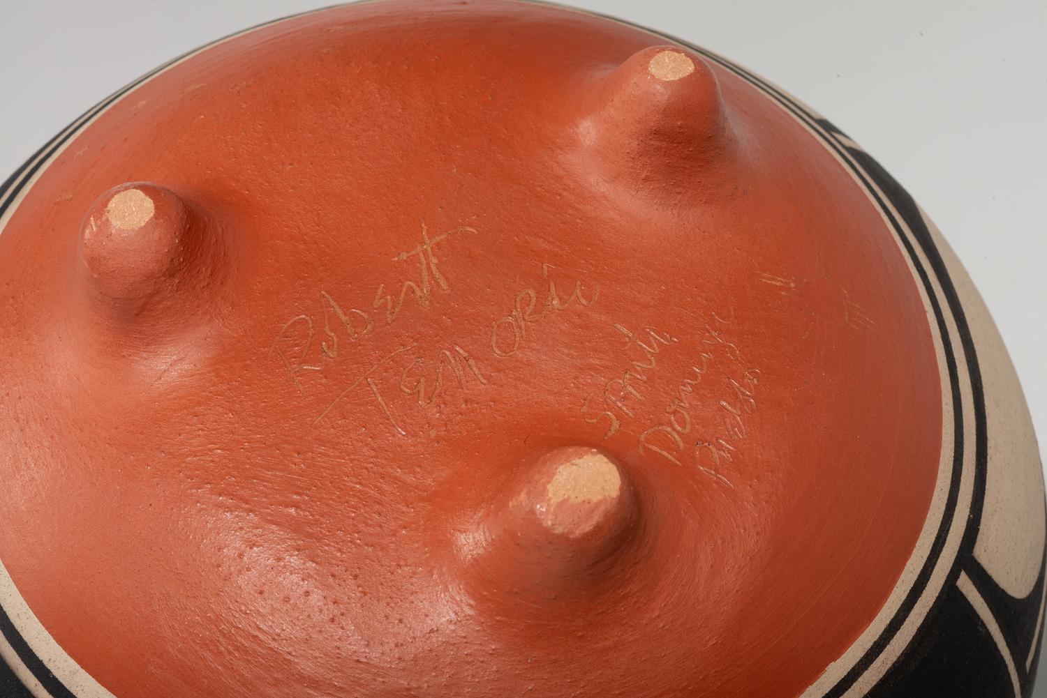 Three-Footed Pottery Bowl