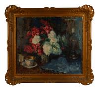 Still Life with Flowers and Coffee Cup