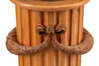 A Continental Carved Wood Pedestal