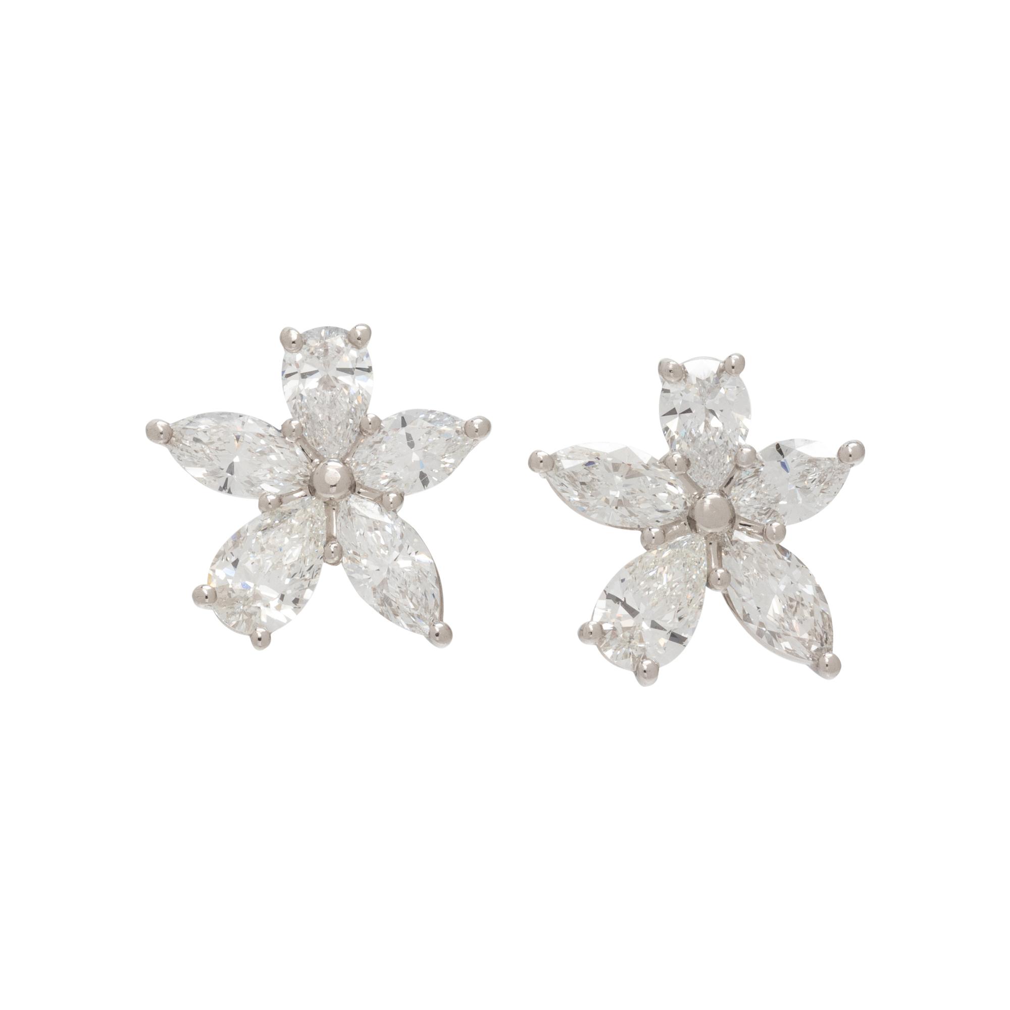 TIFFANY & CO., DIAMOND 'TIFFANY VICTORIA' EARRINGS