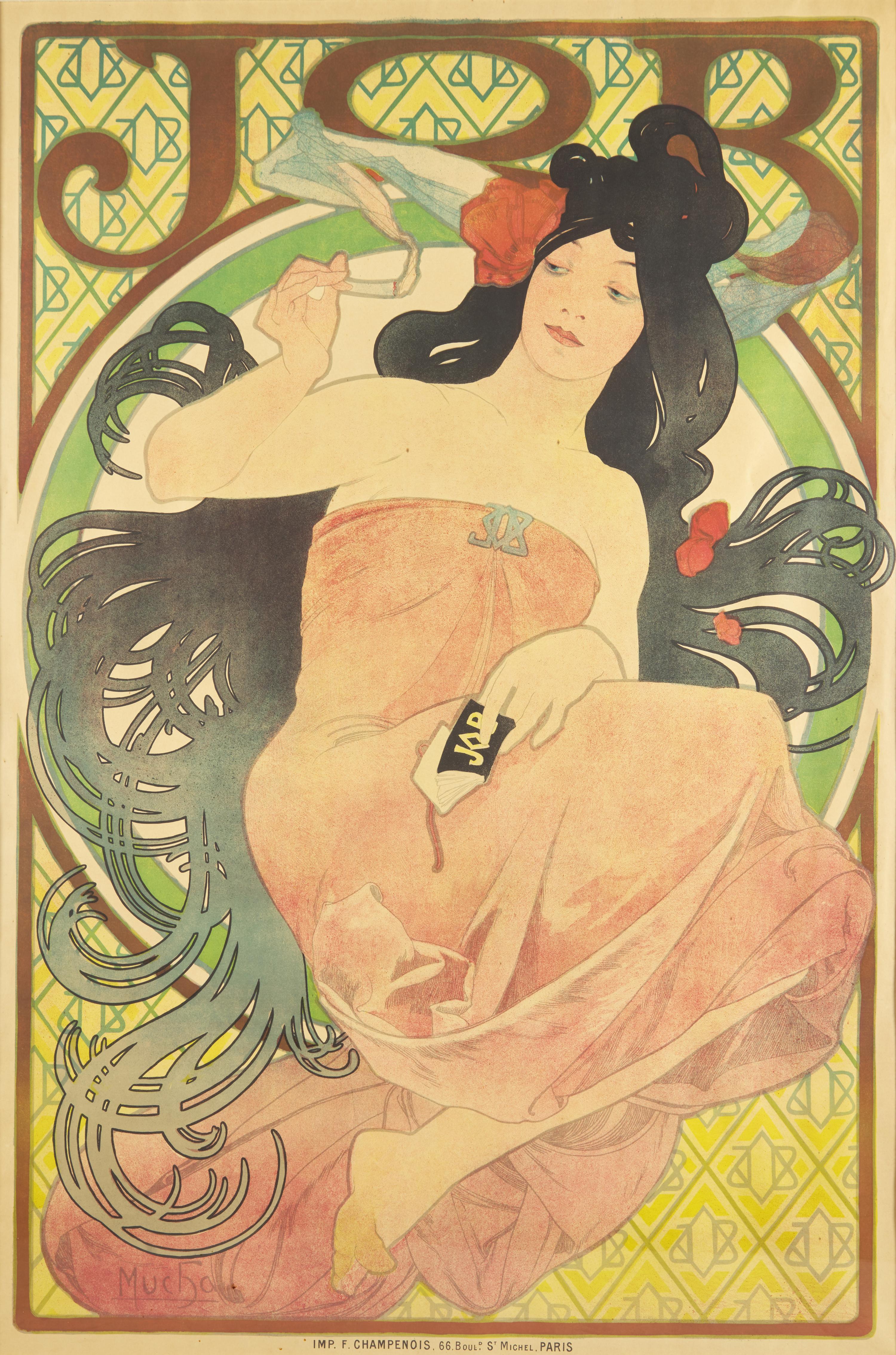 Alphonse Mucha (Czech, 1860-1939) — JOB , 1898