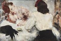 Rêverie (Two Women at a Café Table)