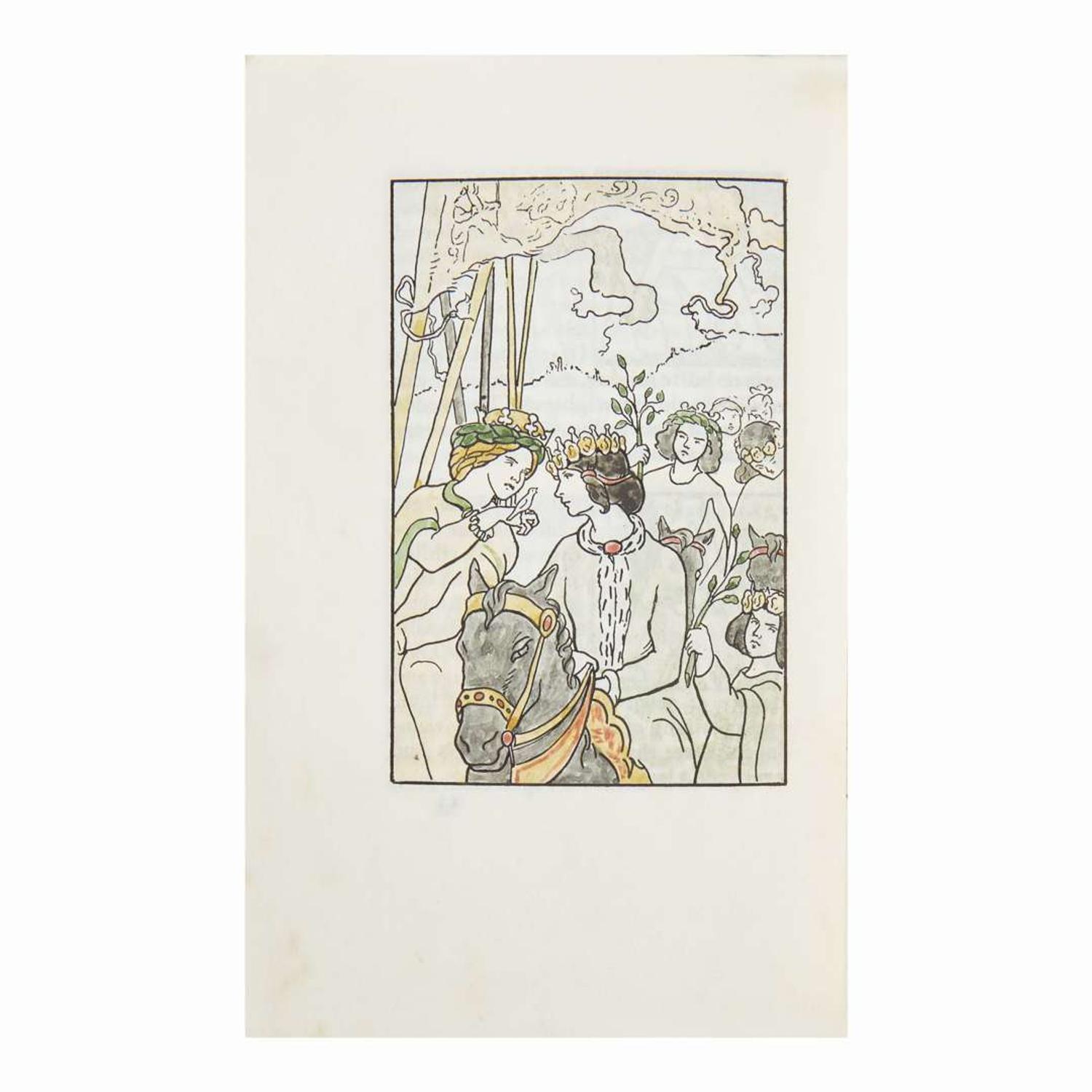 [Private Press] [Essex House Press] Chaucer, Geoffrey Flower and the Leaf