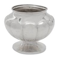 A Silver Footed Rose Bowl, Unknown Maker,