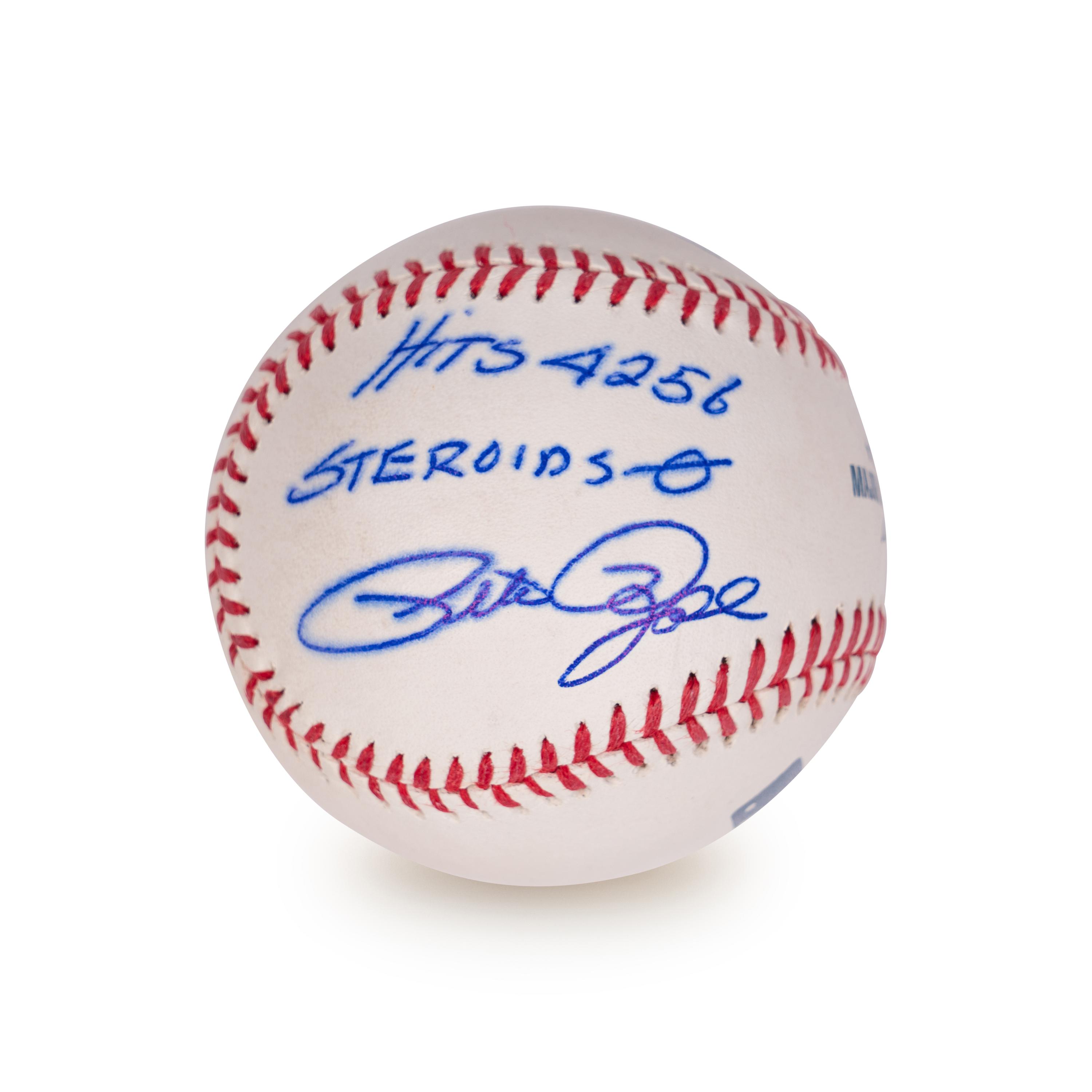 A Group of Five Pete Rose Signed Autograph Baseballs With Unique Inscriptions