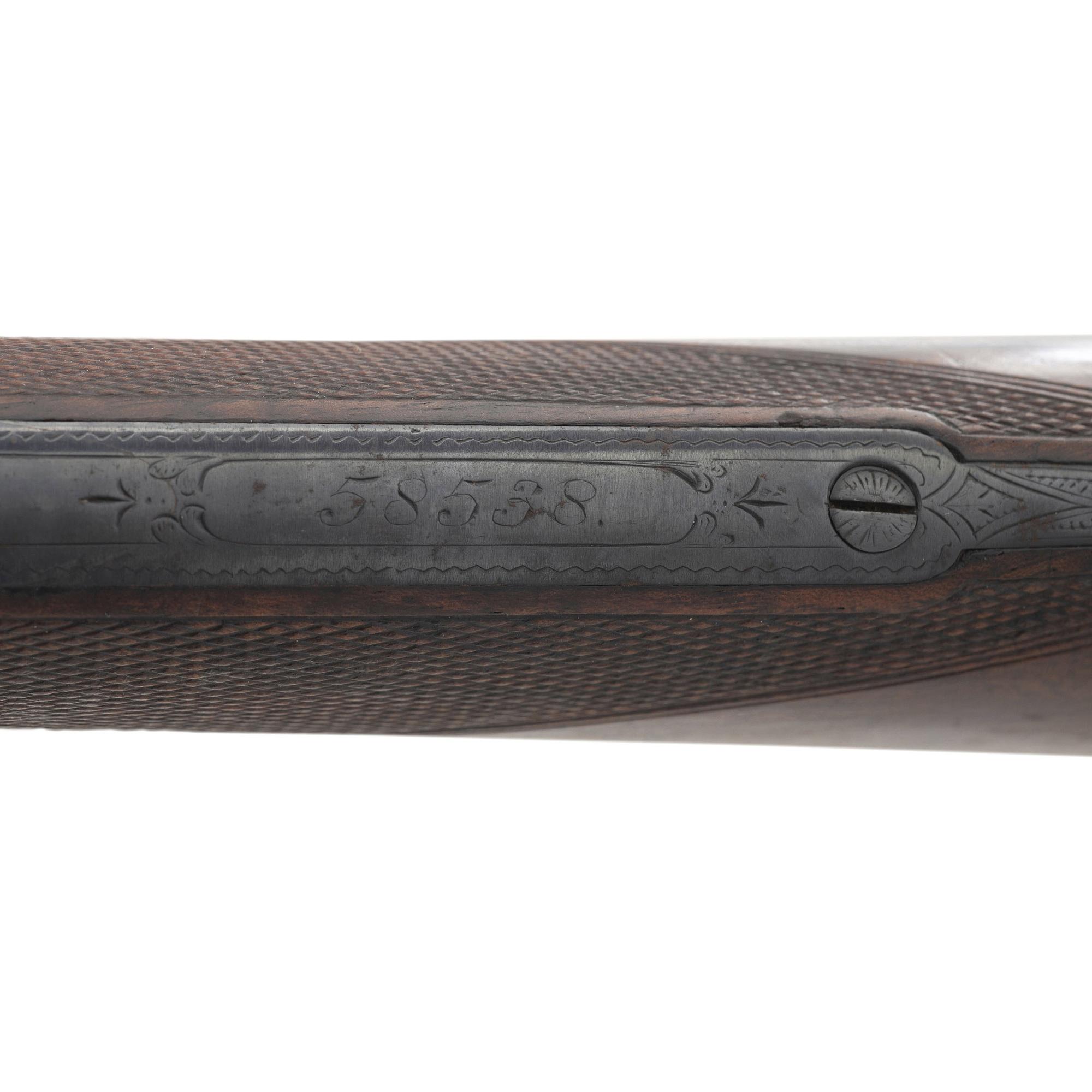 **High Quality B-Grade Lefever Arms Company SxS Hammerless Side Plate Shotgun with Krupp Barrels