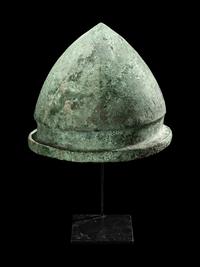 An Etruscan Bronze Negau Helmet