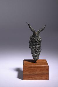 A Roman Bronze Satyr Head Applique