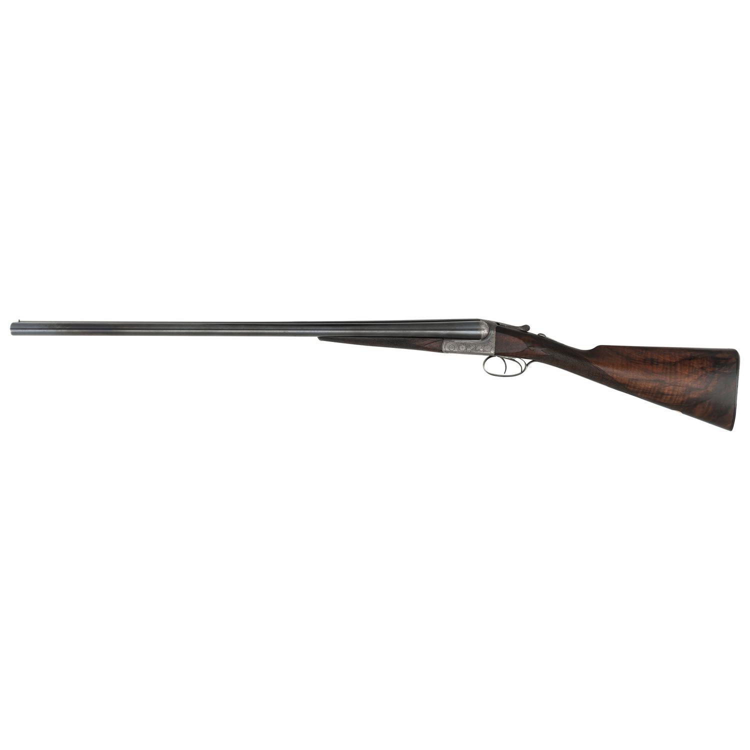 **Finely Engraved Mortimer & Son Side by Side 12 Bore Shotgun with Anson & Deeley Boxlock