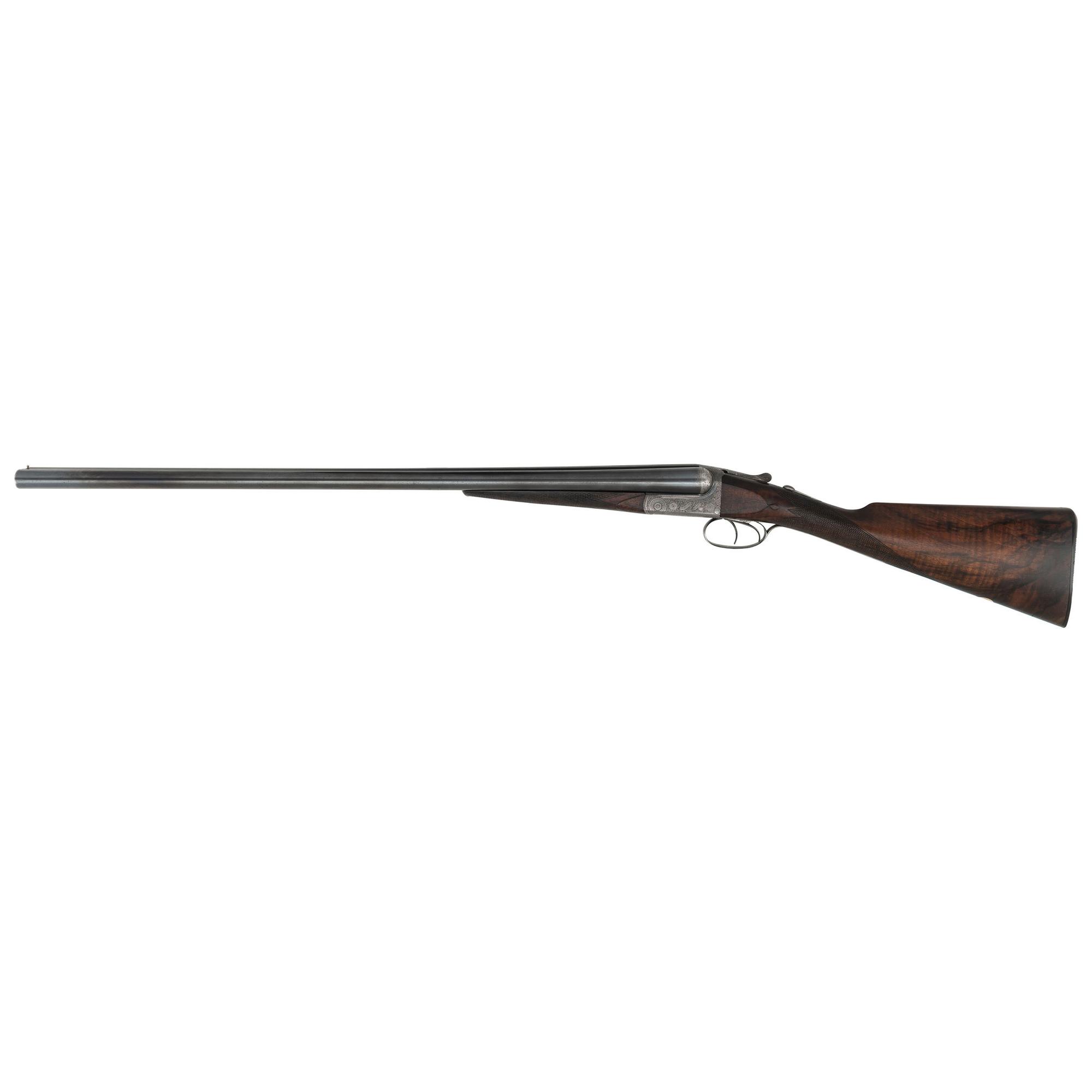 **Finely Engraved Mortimer & Son Side by Side 12 Bore Shotgun with Anson & Deeley Boxlock