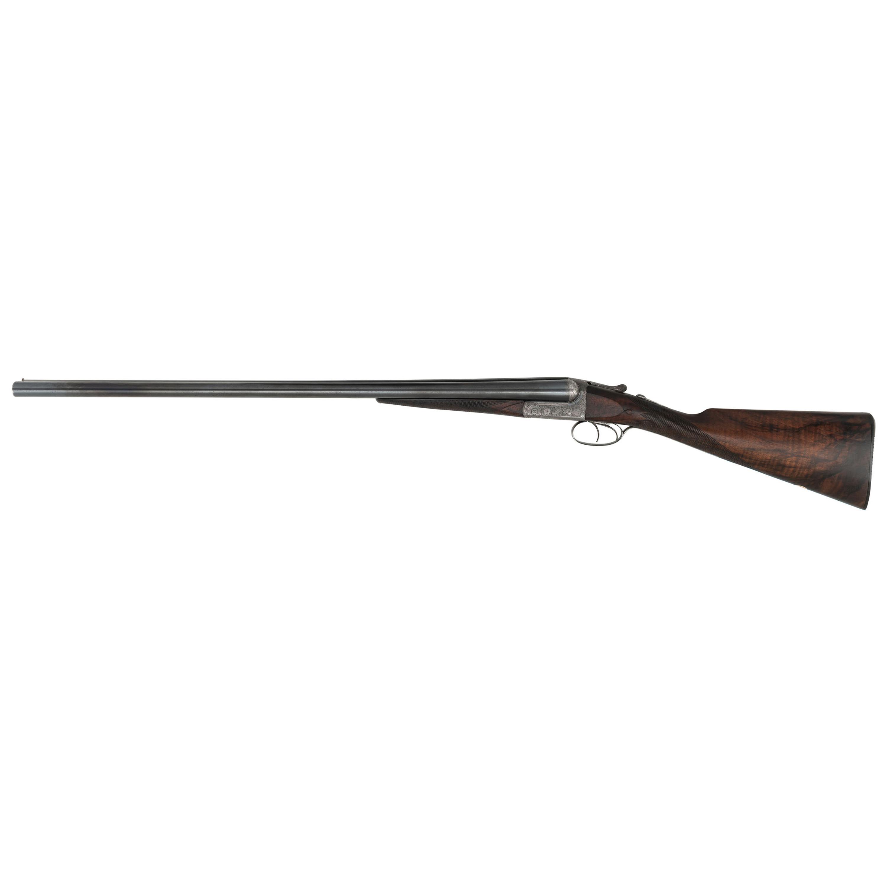 **Finely Engraved Mortimer & Son Side by Side 12 Bore Shotgun with Anson & Deeley Boxlock