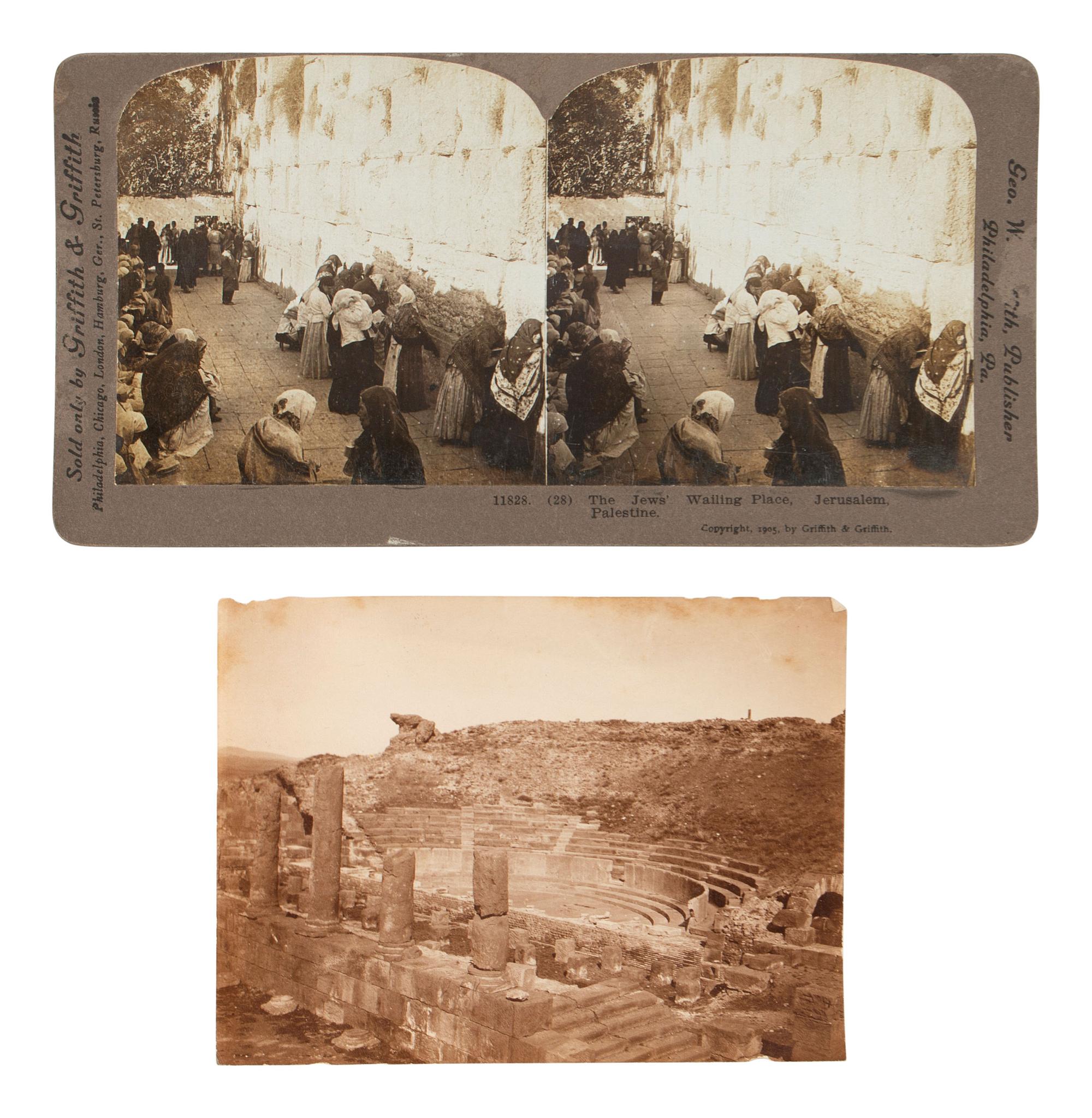 [EARLY PHOTOGRAPHY]. A large group of international photographs including images from Philippines, Japan, Egypt, Italy, and Spain, comprising: