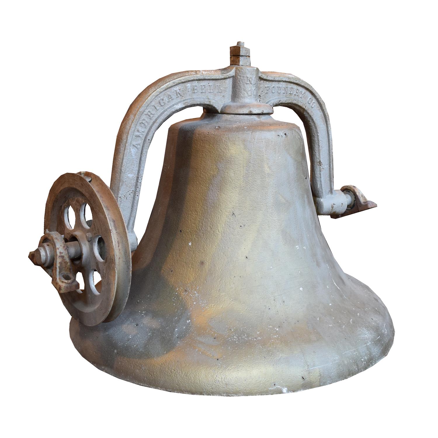 A Cast Iron Bell 50" W x 42" D x 34" H — United States, Early 20th Century