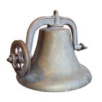 A Cast Iron Bell 50" W x 42" D x 34" H — United States, Early 20th Century