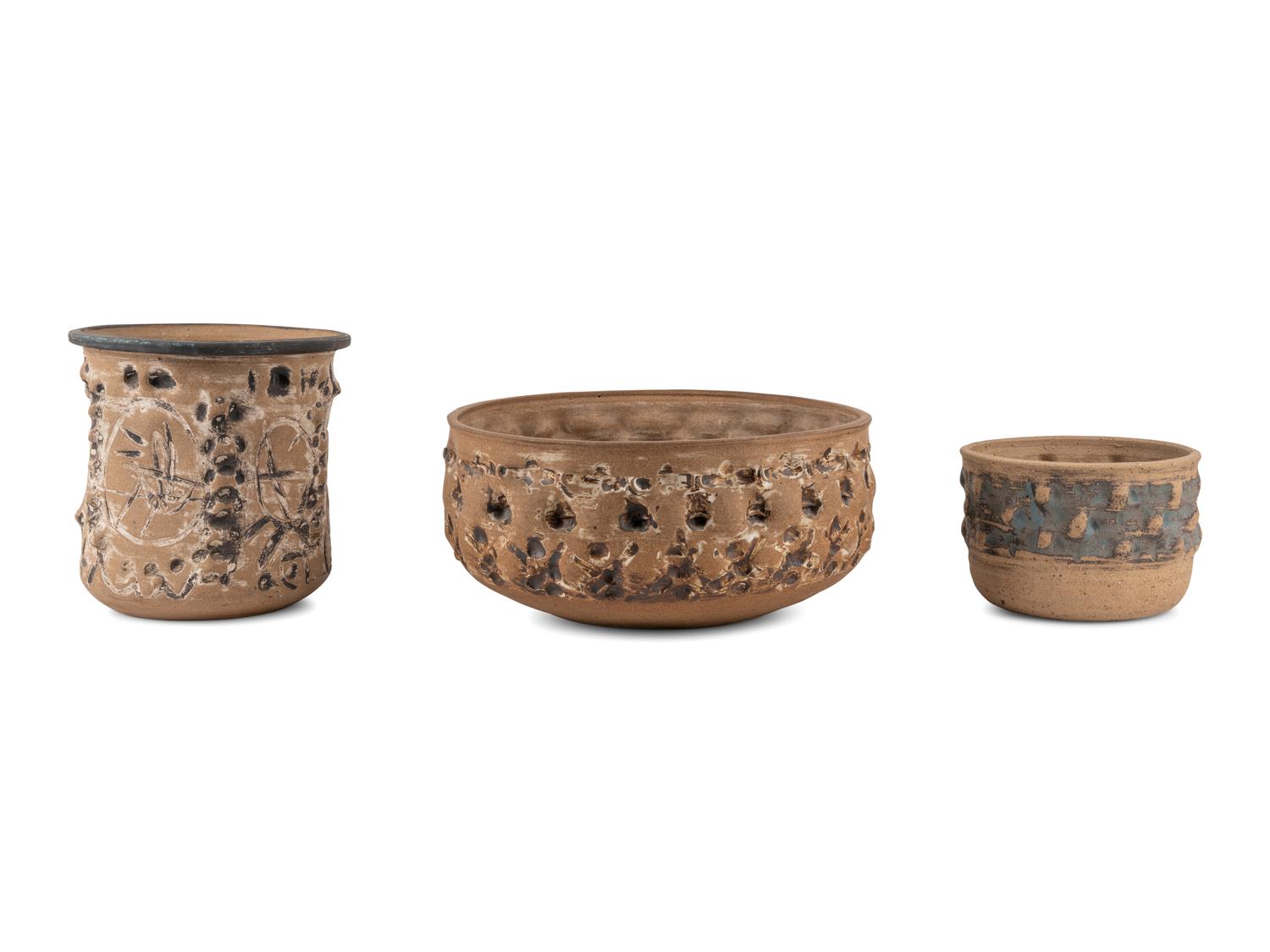 Collection of Three Planters, c. 1958-1960