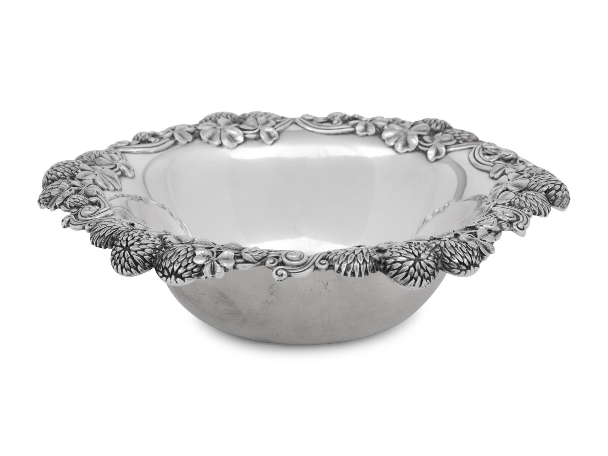 A Tiffany and Co. Silver Fruit Bowl