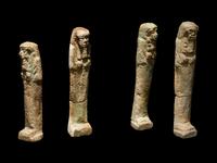 Four Egyptian Faience Ushabtis