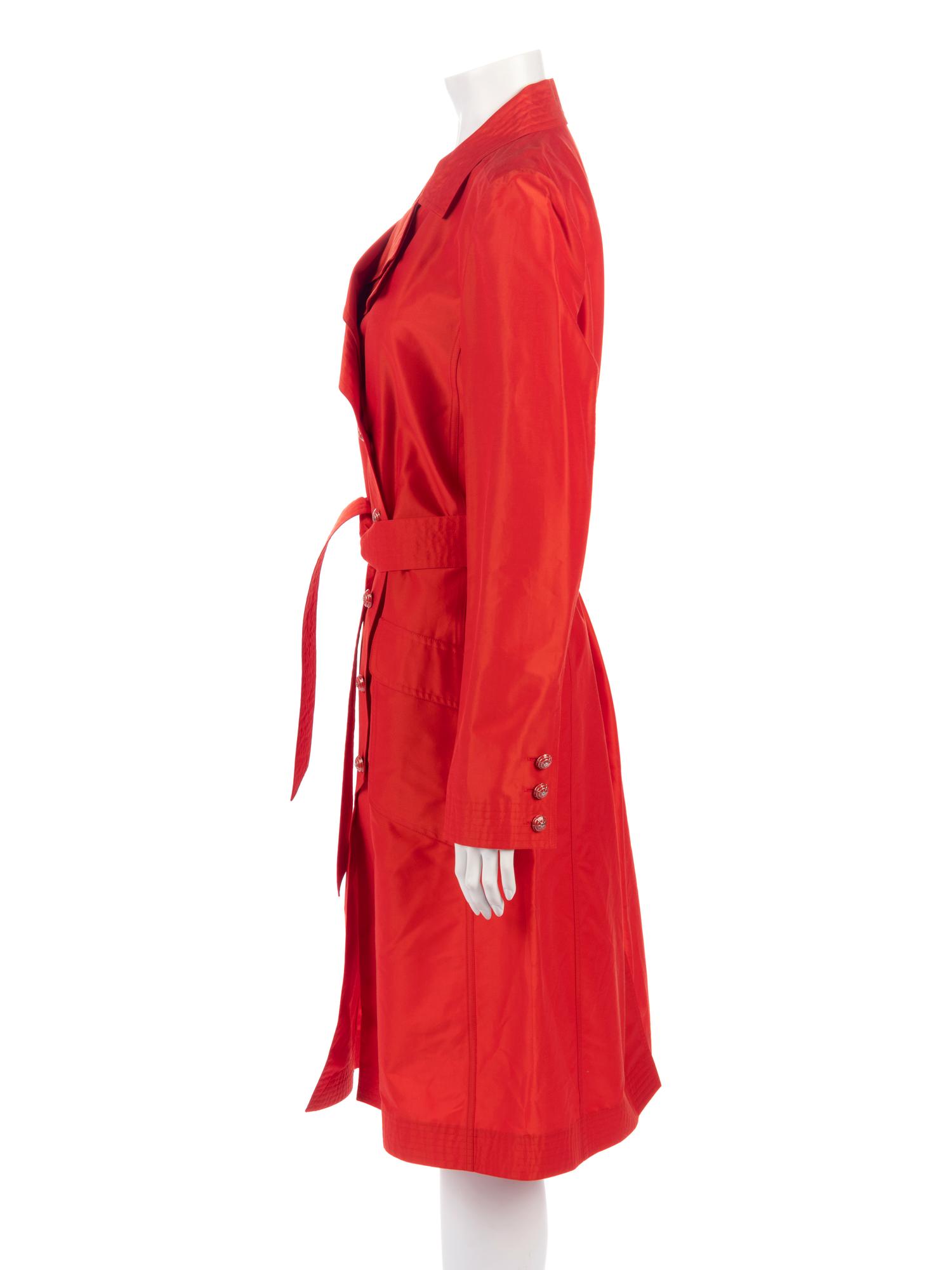 Chanel Double Lapel Trench Coat, Spring 2004