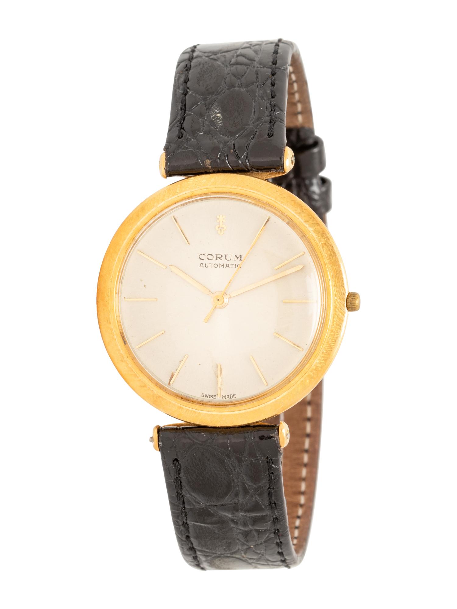 CORUM, 18K YELLOW GOLD WRISTWATCH