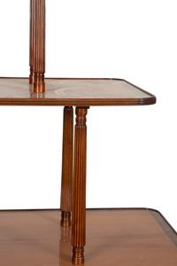 A Regency Satinwood with Rosewood Cross-Banding Three-Tier Etagere — 20th Century