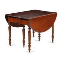 An American Walnut Mechanical Metamorphic Dining Table