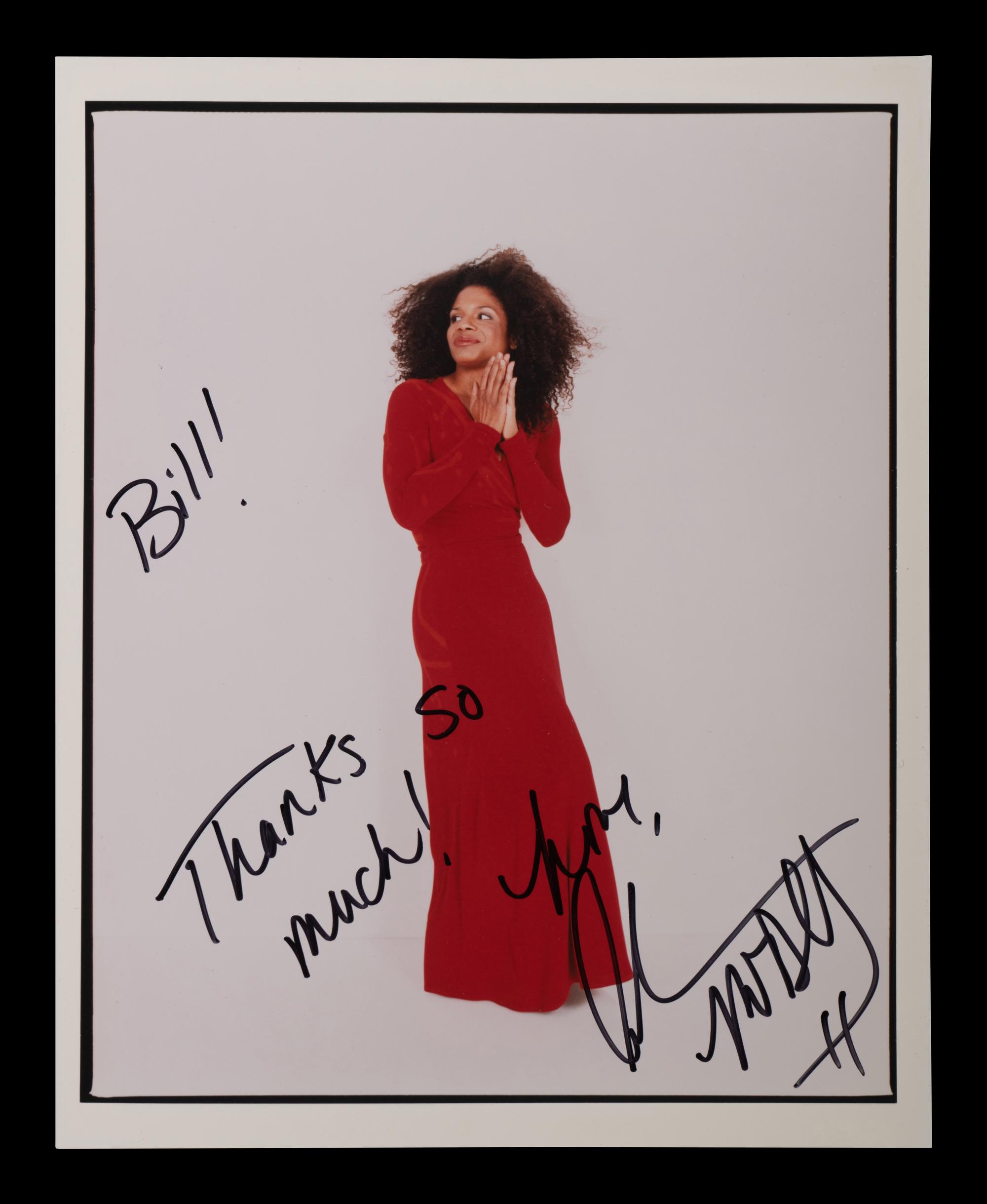 (Celebrity) A group of 10 autographed photos of musical stars, comprising: