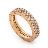 Roberto Coin, Diamond and Rose Gold Ring