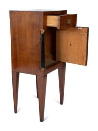 A Pair of Italian Part Ebonized Walnut Commodini — 19TH CENTURY