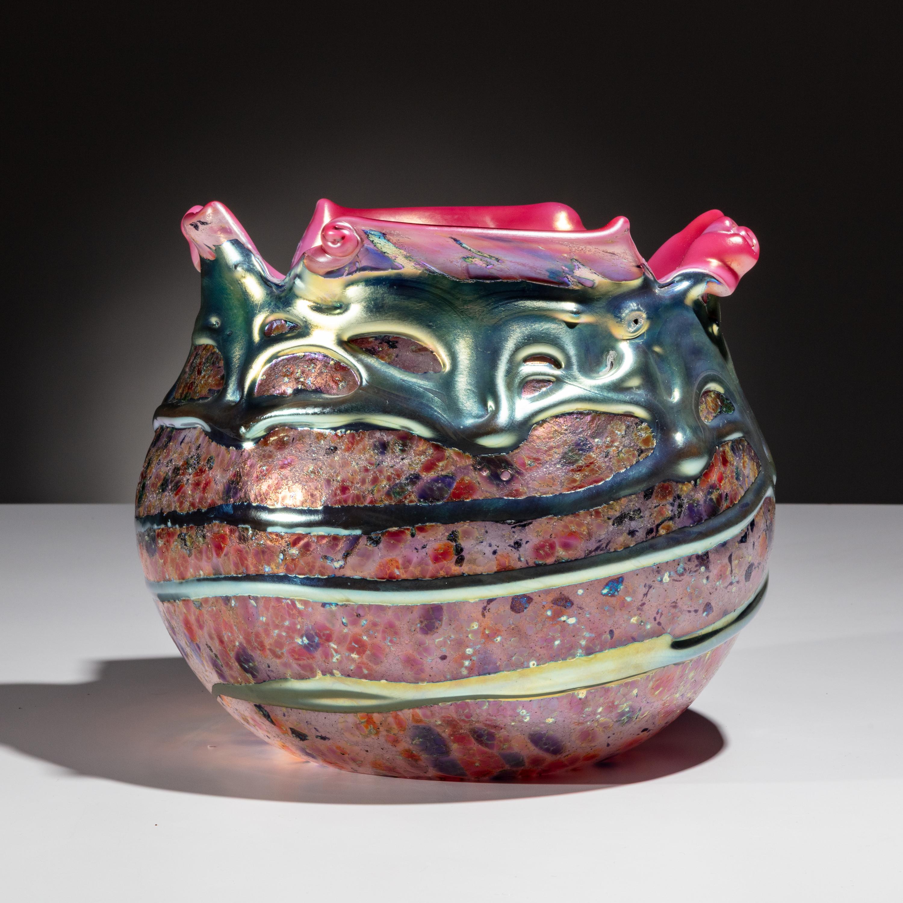 Charles Lotton (American, 1935–2021) — Pink 'Lava' Bowl, 2006