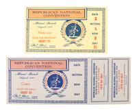 [NIXON, Richard M. (1913-1994)]. Posters, pamphlets, and ephemera from Nixon's political career.