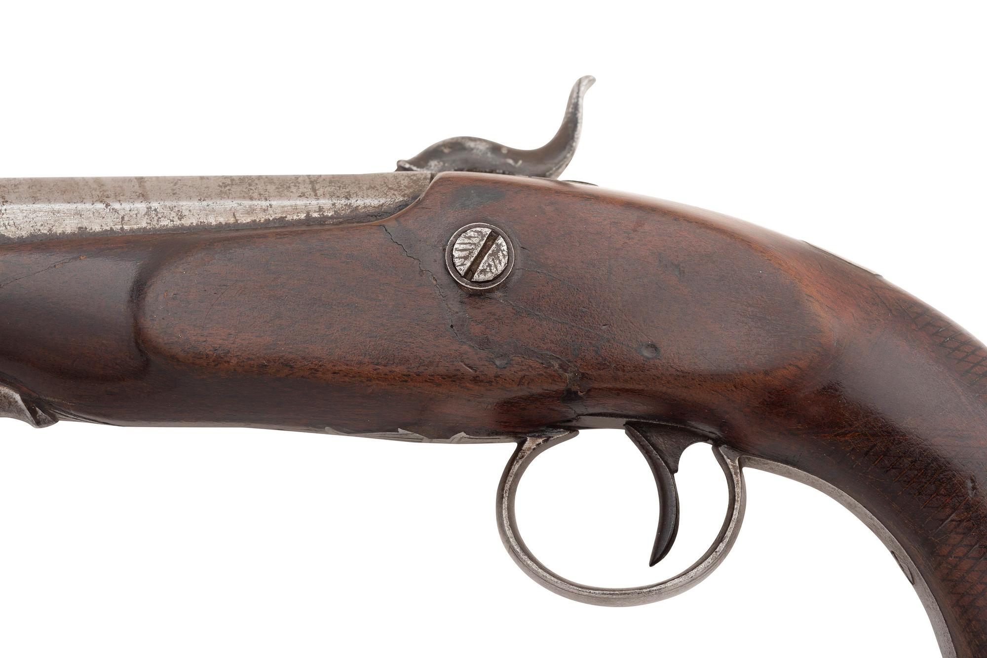 J&S Hawken Marked Percussion Pistol