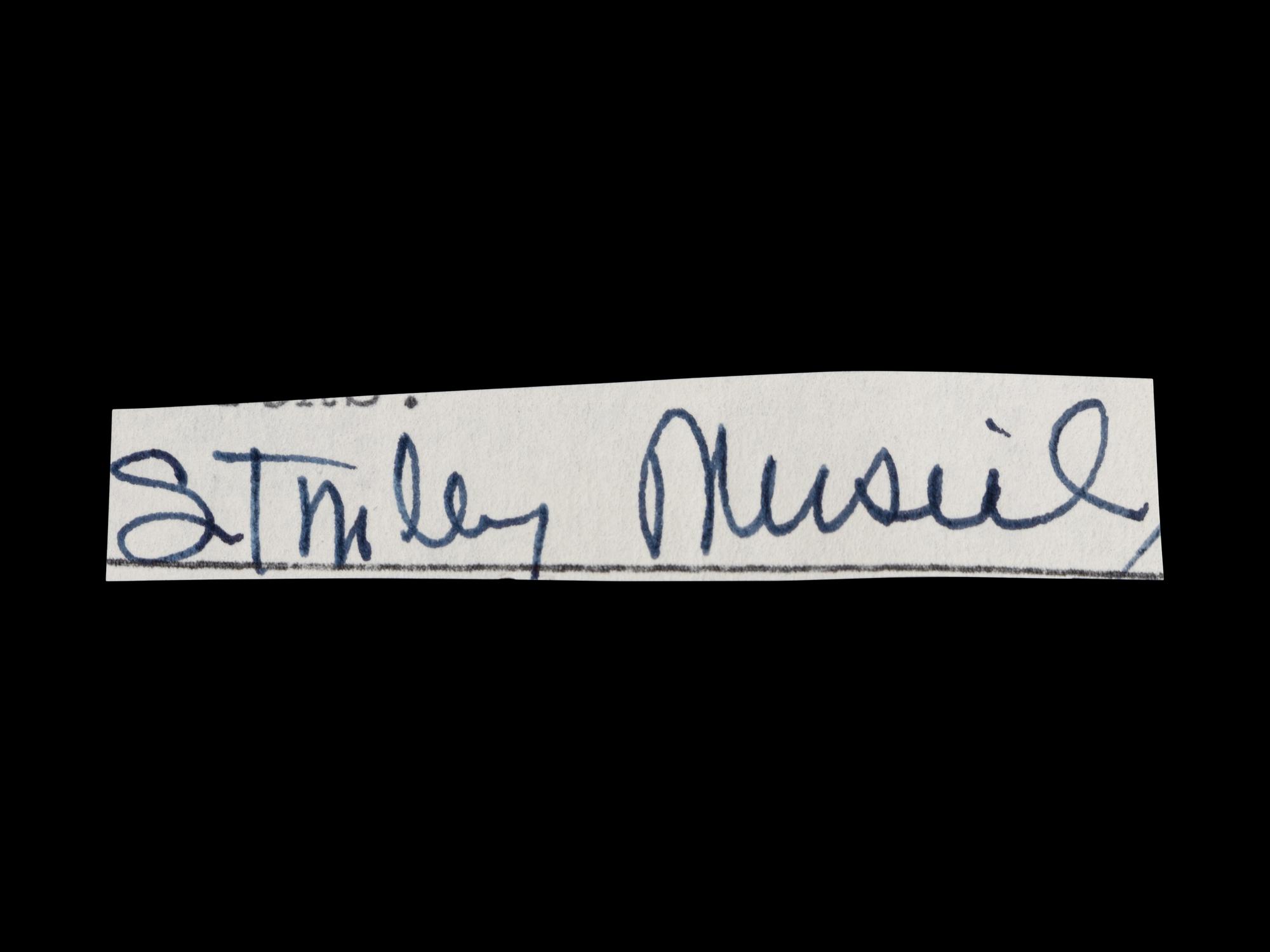 A Group of 10 Stan Musial Signed Autograph Cuts from The Collection of Stan Musial,