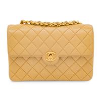 Chanel, Tan Mini Square Flap Bag