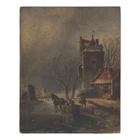 Jan Jacob Coenraad Spohler (Dutch, 1837-1923) — Snowscape