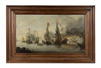 A Naval Engagement Between the Christians and the Turks