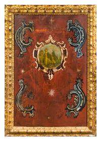 A Set of Four Italian Painted Panels Height 37 1/2 x width 25 inches. — 18TH/19TH CENTURY