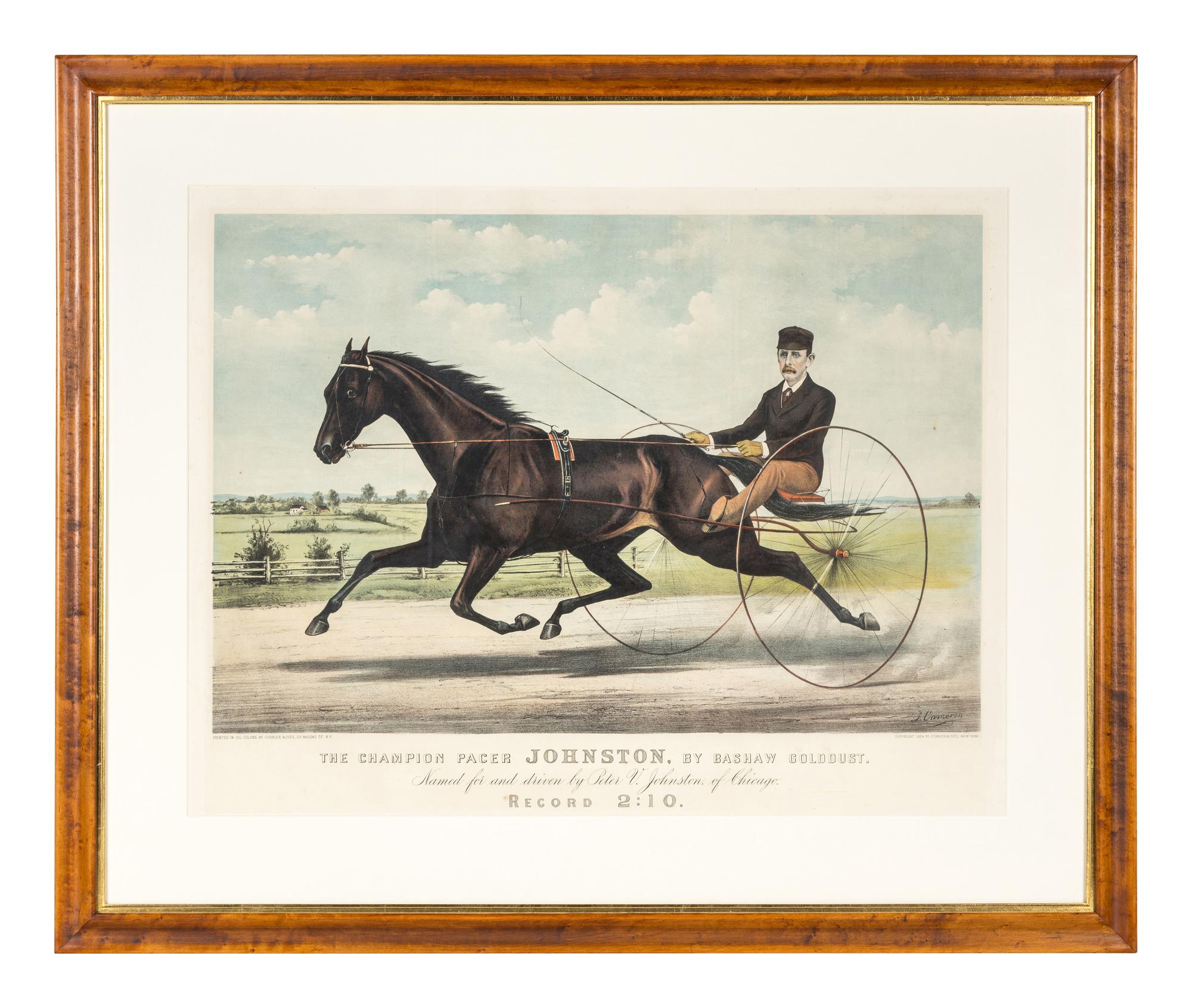 [HORSE RACING SCENES] -- CURRIER and IVES, publishers -- After John Cameron, or Scott Leighton