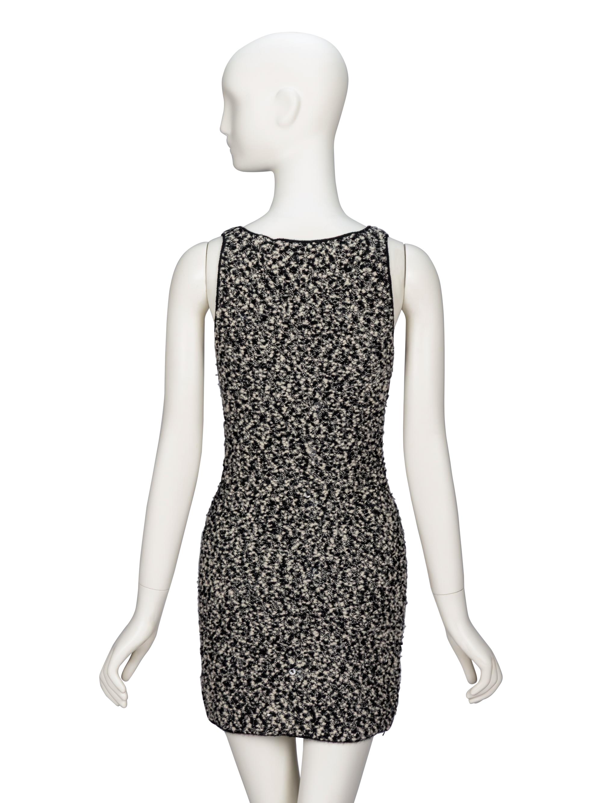 Chanel, Bouclé Knit Dress & Cardigan Ensemble, F/W 1994