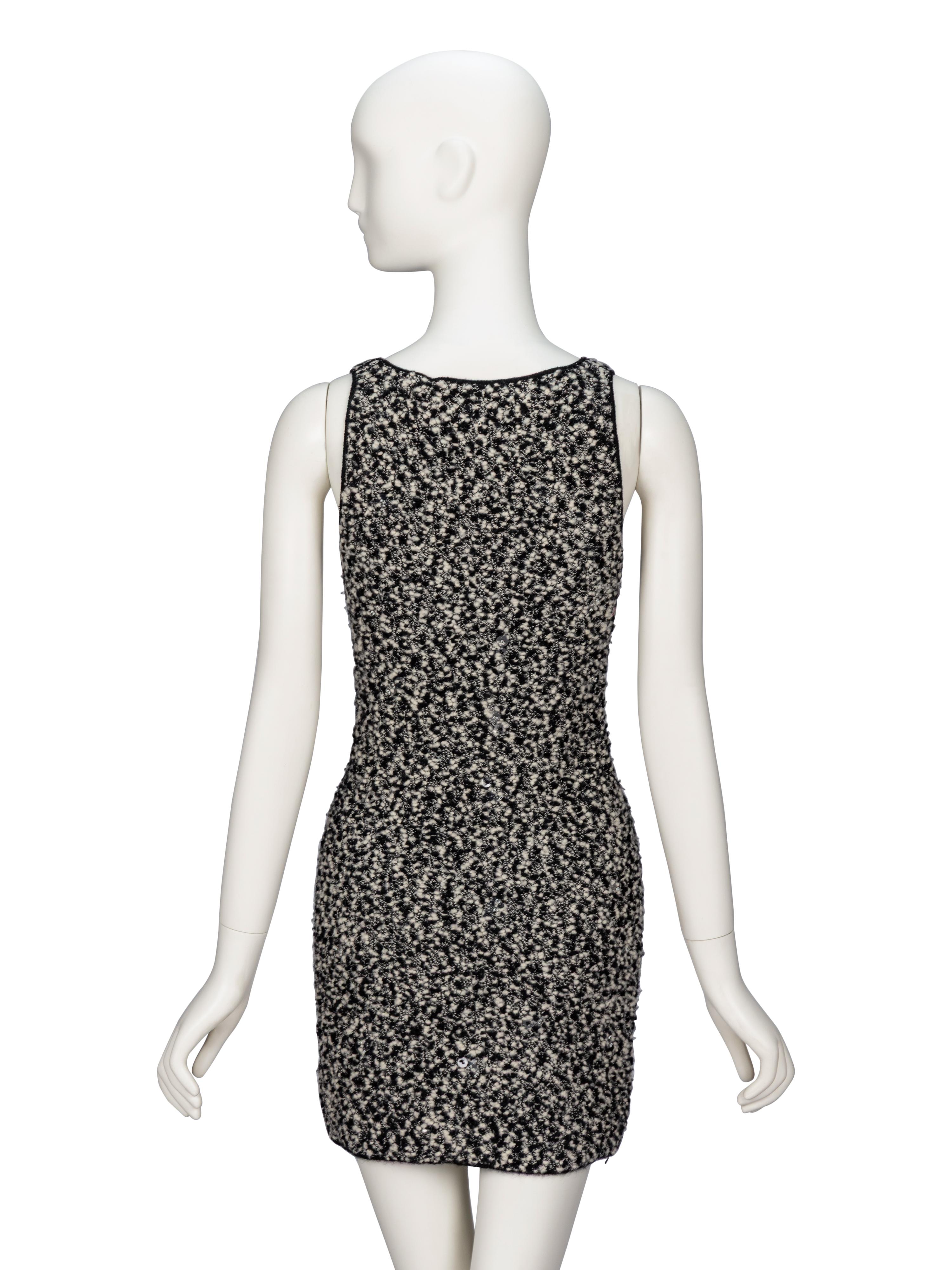 Chanel, Bouclé Knit Dress & Cardigan Ensemble, F/W 1994