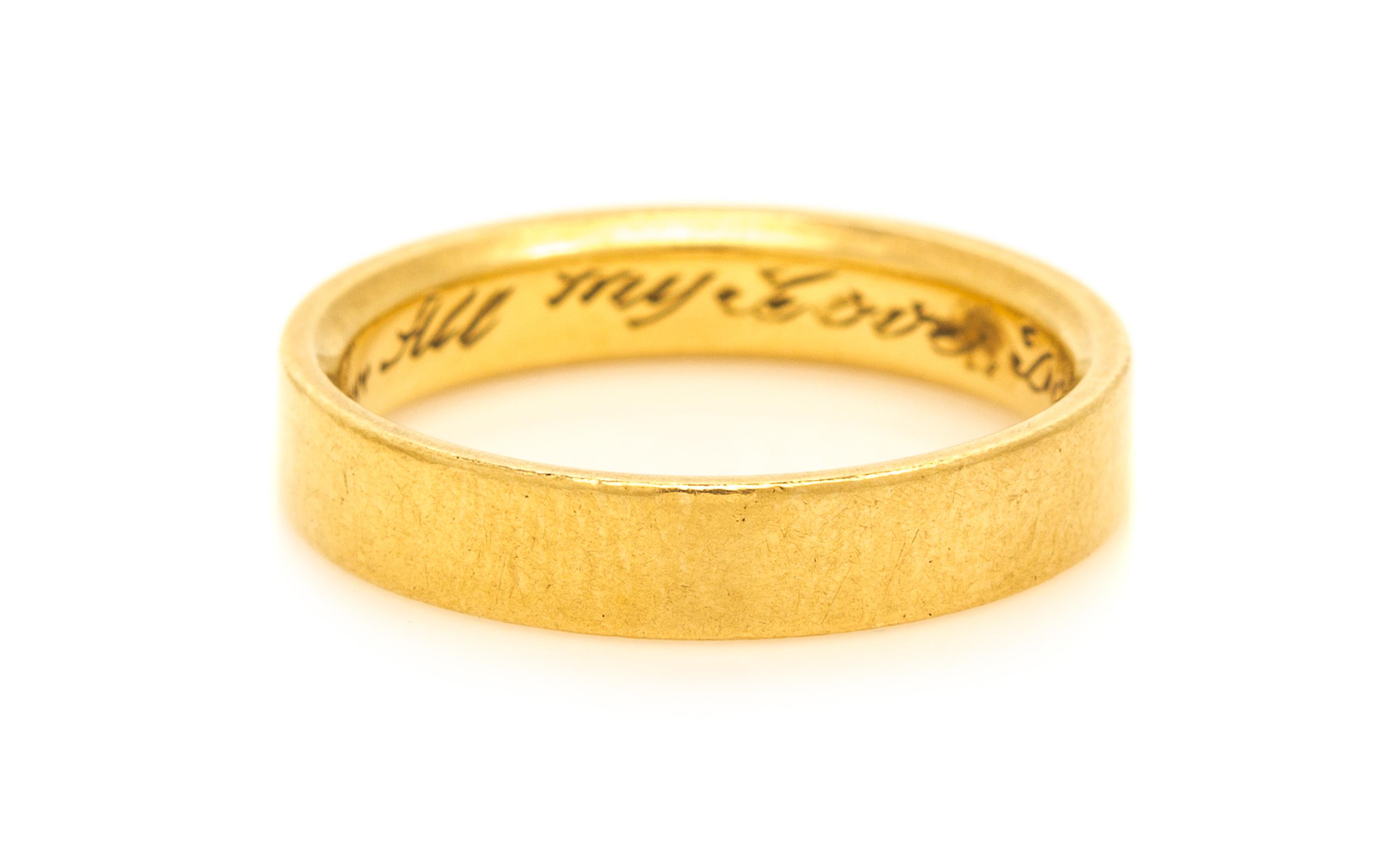 An 18 Karat Yellow Gold Ring, Tiffany & Co., 3.30 dwts.
