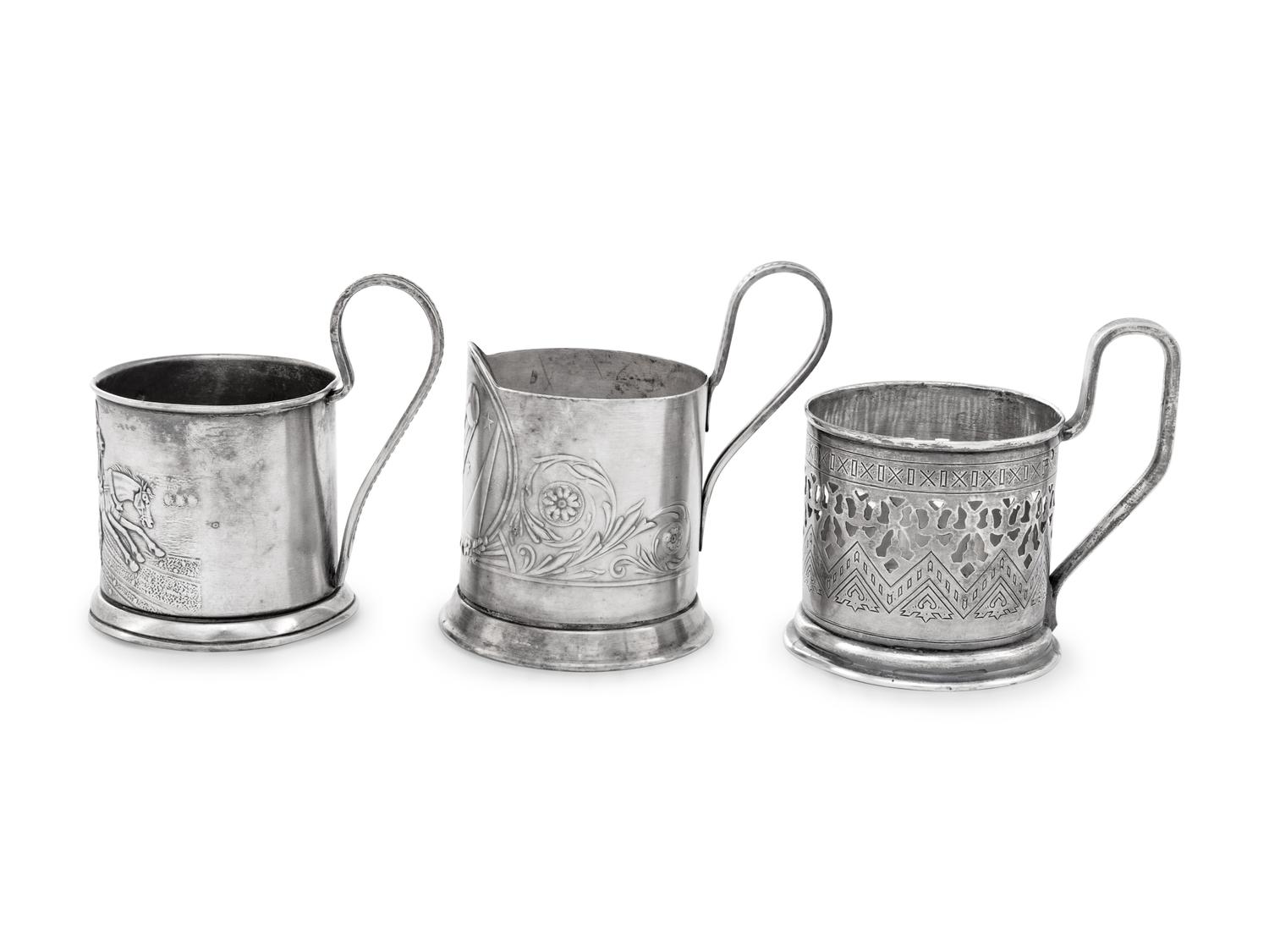 A Group of Three Russian Zarfs