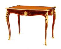A Napoleon III Gilt Bronze Mounted Lady's Writing Desk